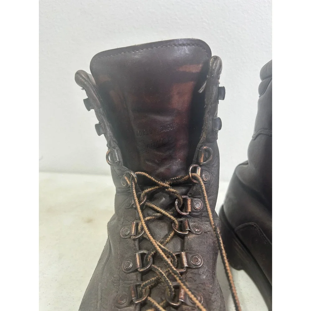 Danner‎ Gore-Tex Leather Hiking Boots Dark Brown Vibram Sole Work Boots Mens